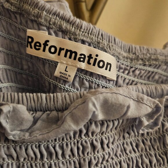 Reformation Noreen Dress in Mineral Size Large - Picture 4 of 4